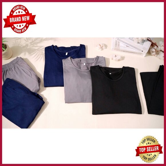 Men's Thermal Underwear Set Fleece Lined Base Layer Top & Bottom - Picture 8 of 8